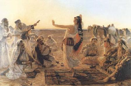 Otto Pilny Spectacle dans le desert (mk32) China oil painting art